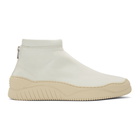 nonnative White Clerk Trainer Mid Sneakers