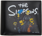 Balenciaga Black The Simpsons Edition Essential Wallet