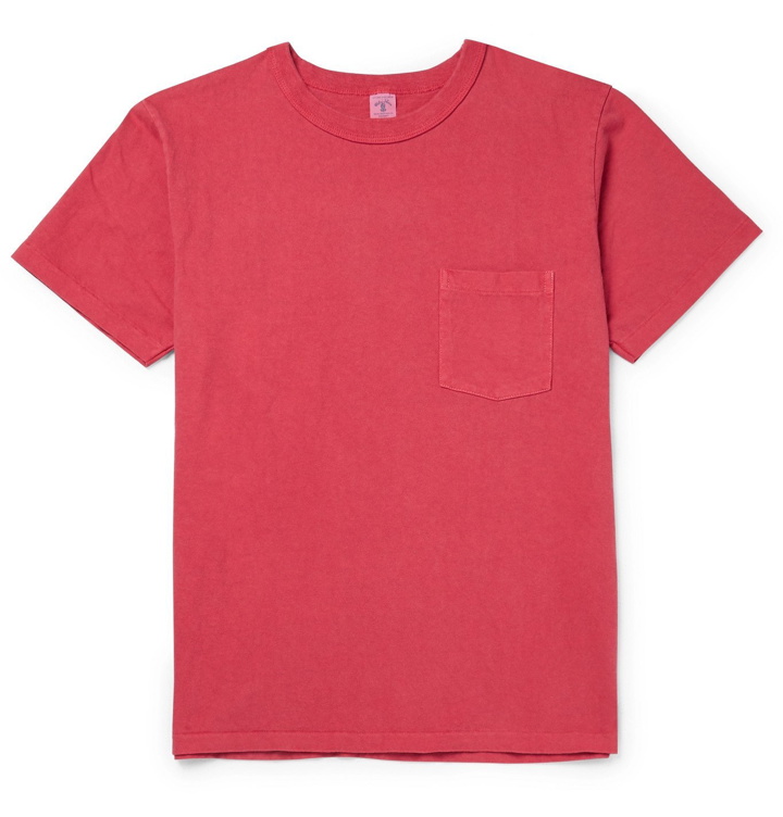 Photo: Velva Sheen - Cotton-Jersey T-Shirt - Red