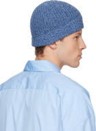 Marni Navy Wool Beanie