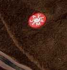 Cav Empt - Logo-Appliquéd Fleece Jacket - Brown
