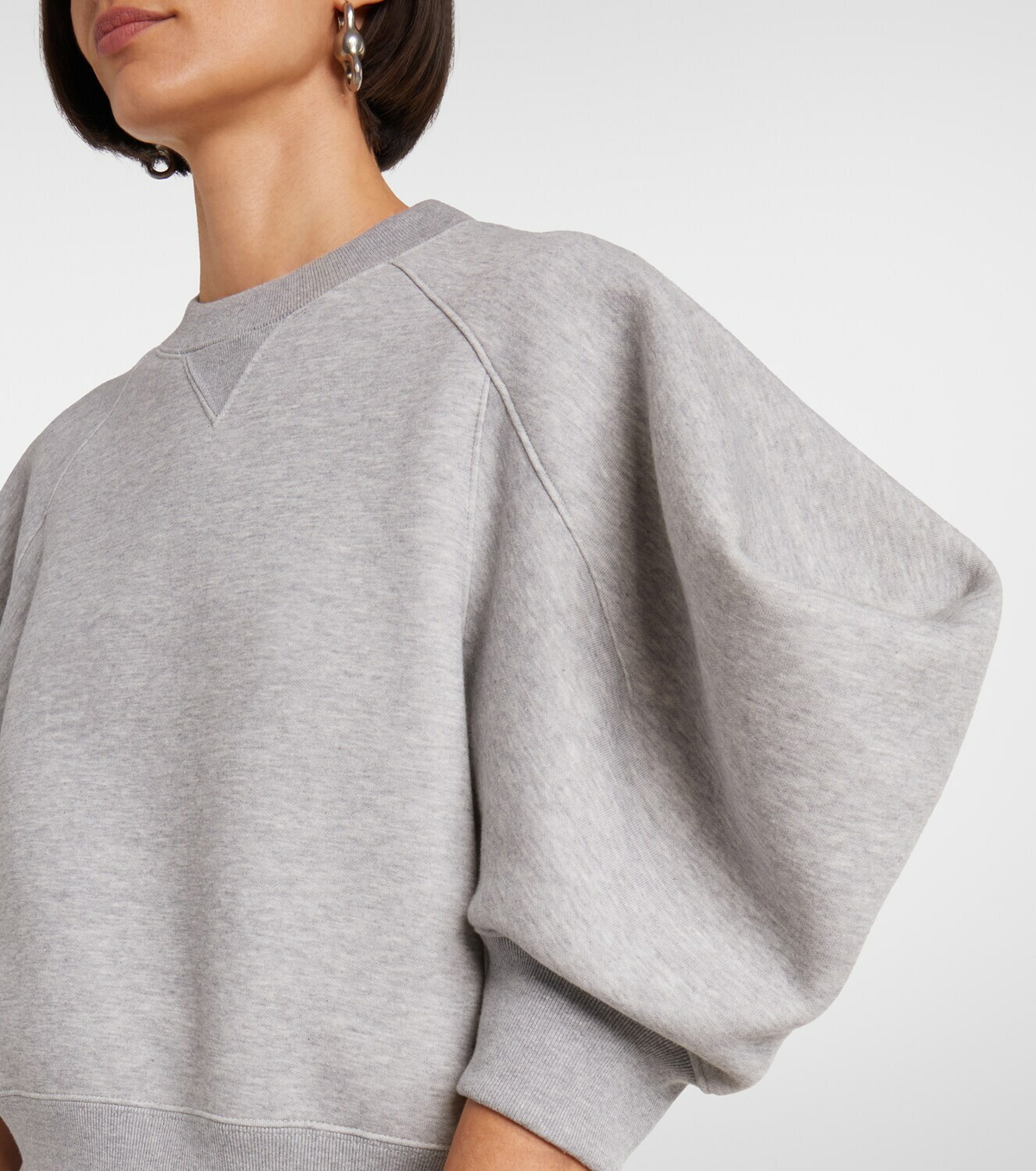 Sacai Cotton-blend jersey sweatshirt