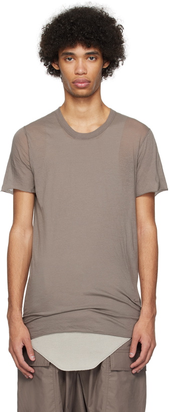 Photo: Rick Owens Gray Basic T-Shirt