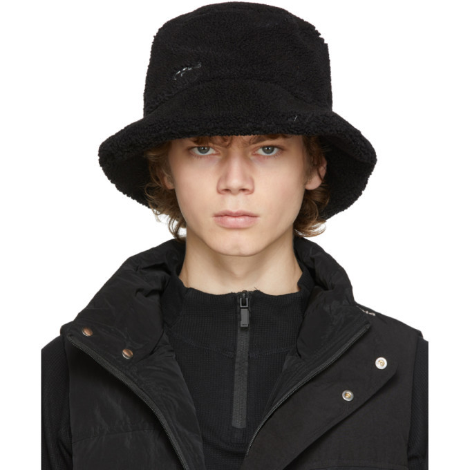 Black Sherpa Lined Bucket Hat