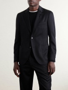 Lardini - Wool-Gabardine Suit Jacket - Black