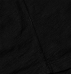 SCHIESSER - Hanno Slub Cotton-Blend Jersey Tank Top - Black
