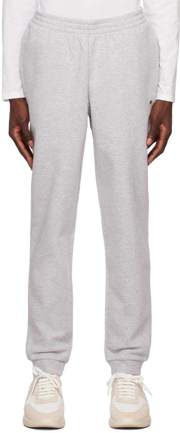 Lacoste Gray Tapered Lounge Pants Lacoste