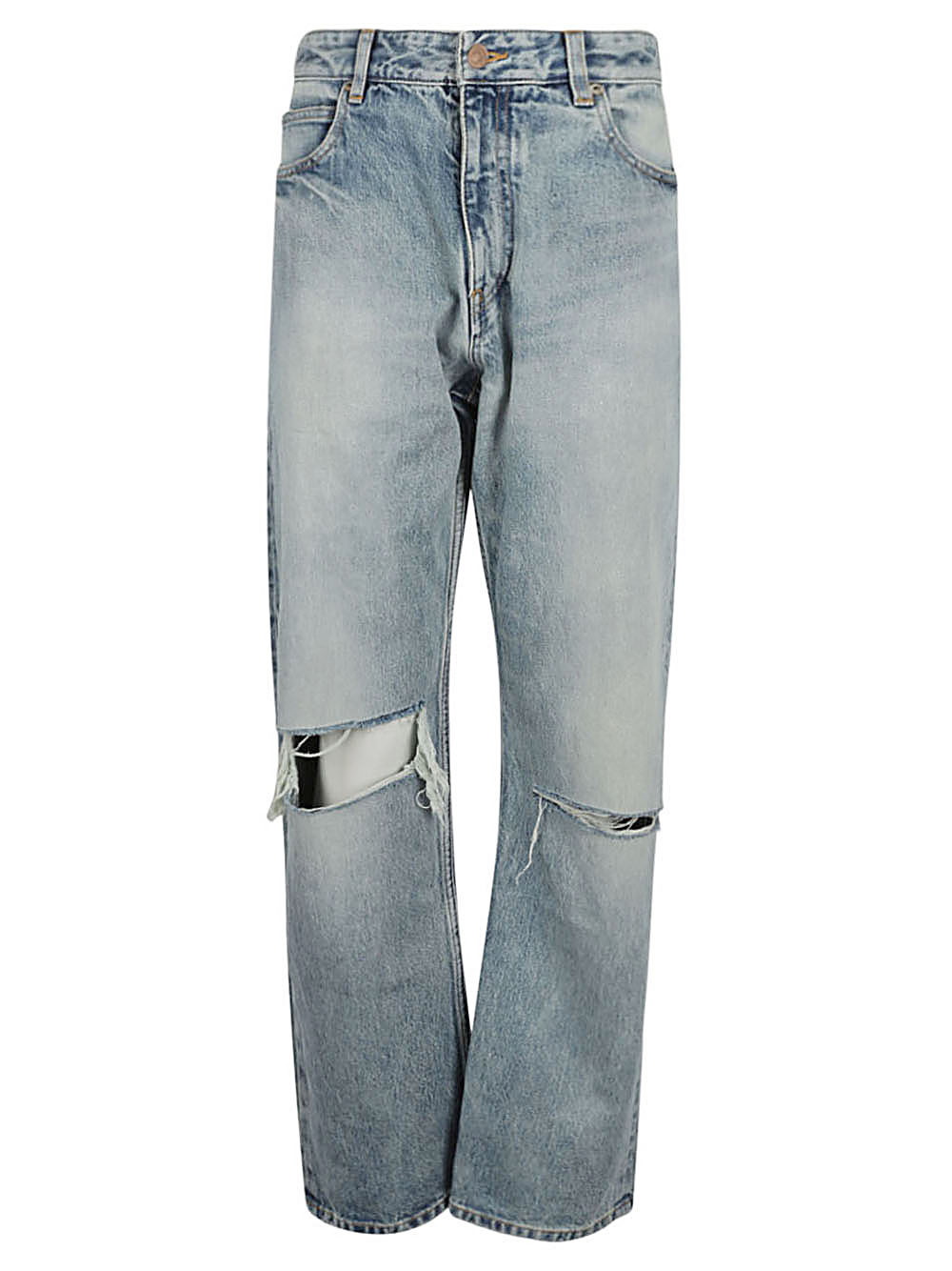 BALENCIAGA - Organic Cotton Denim Jeans Balenciaga