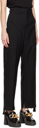 Stella McCartney Black Creased Trousers