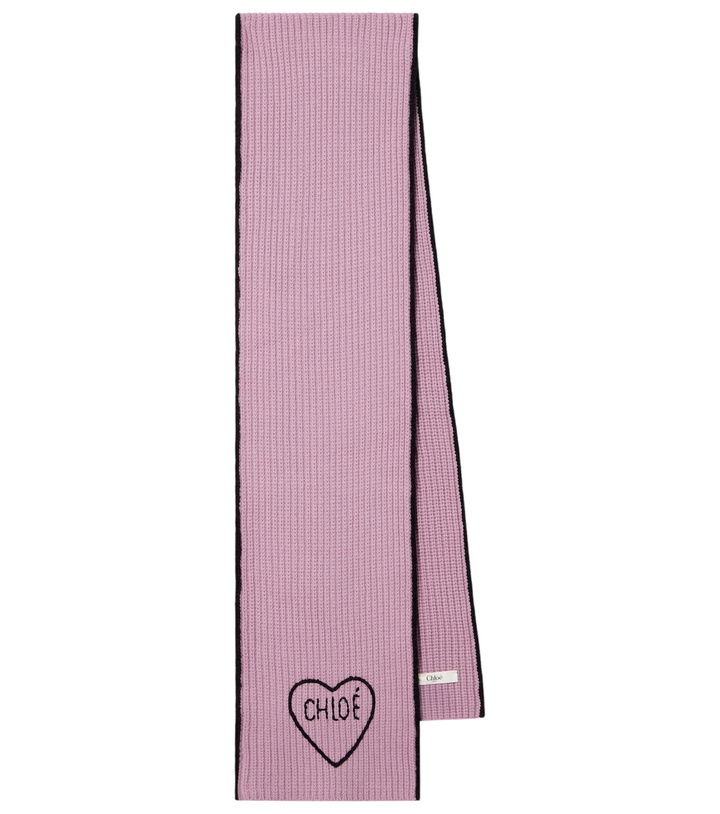 Photo: Chloé Chloé Encœur wool and cashmere scarf