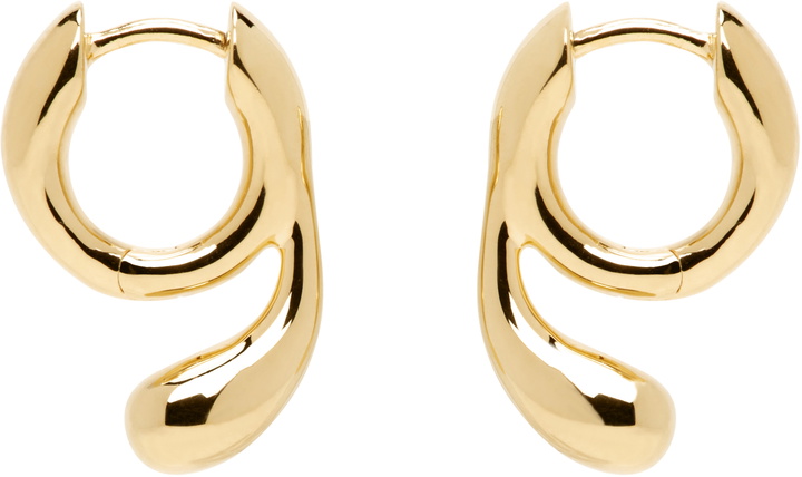 Photo: Maria Black Gold Mermaid Splash Huggie Earrings