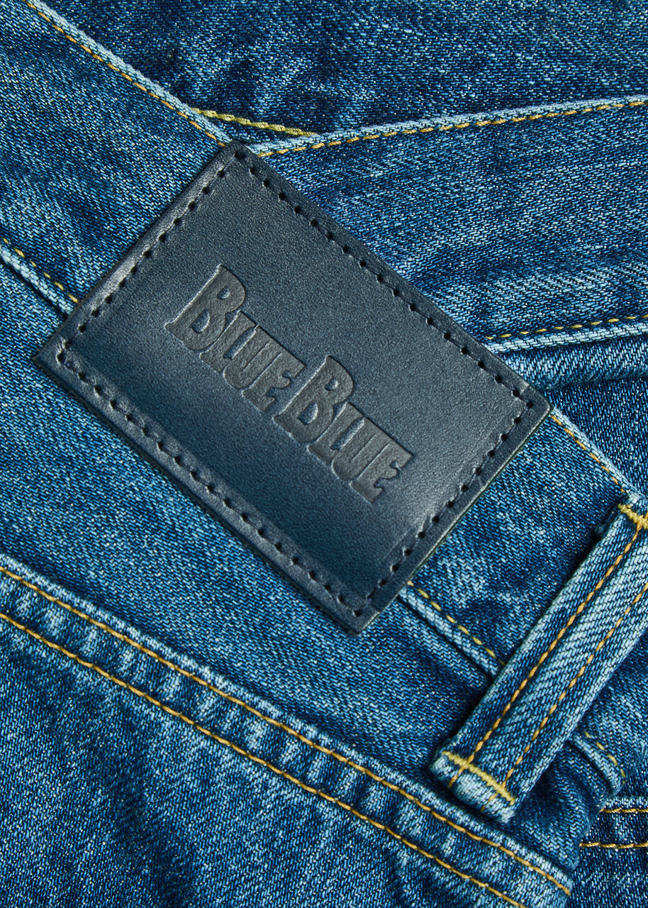 Blue Blue Relaxed Tapered-leg Jeans