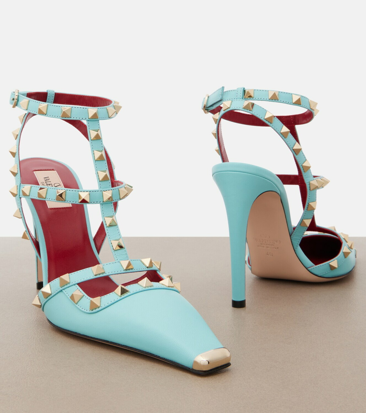 Valentino Garavani Rockstud leather pumps