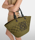 Loewe Anagram Medium raffia basket bag