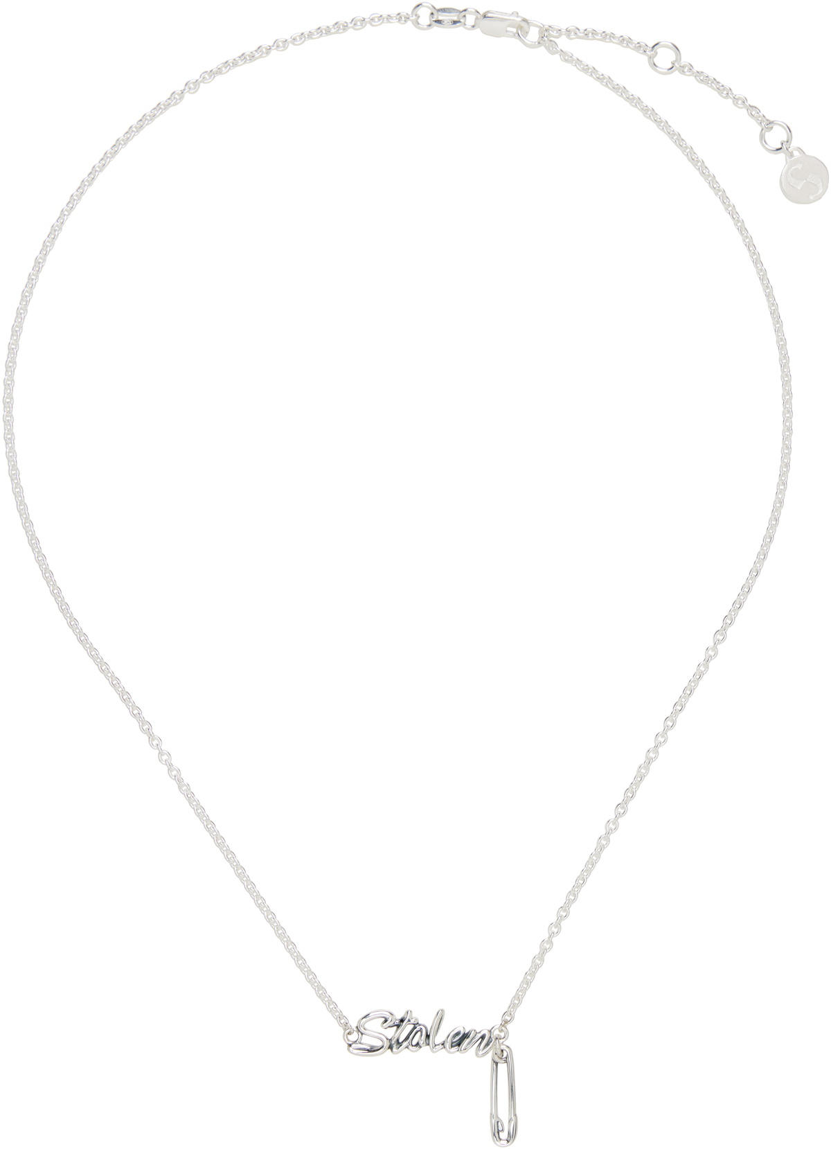 Stolen Girlfriends Club Sentimental Script Necklace