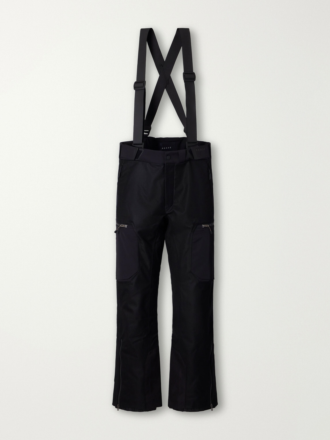 SEASE - Trace 2.0 Shell-Trimmed Coated Wool and Cashmere-Blend Twill Padded Ski Pants - Blue