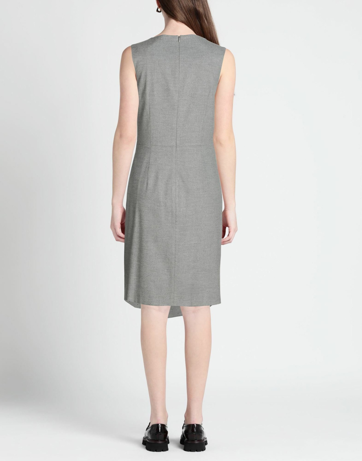 Peserico Womens Midi dress in Grey