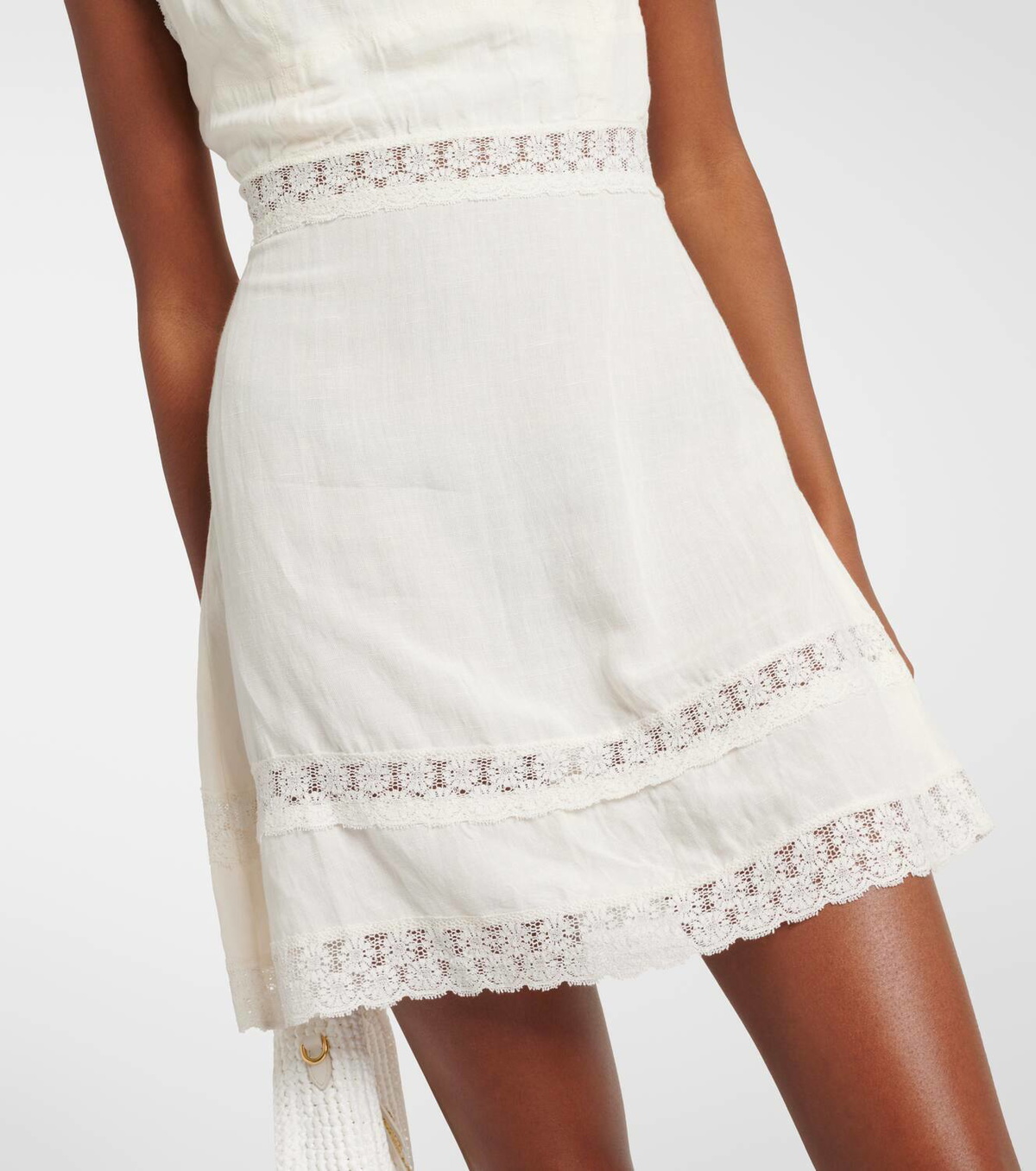 chinese dress ladies Hadley Midi Dress in White Ivory