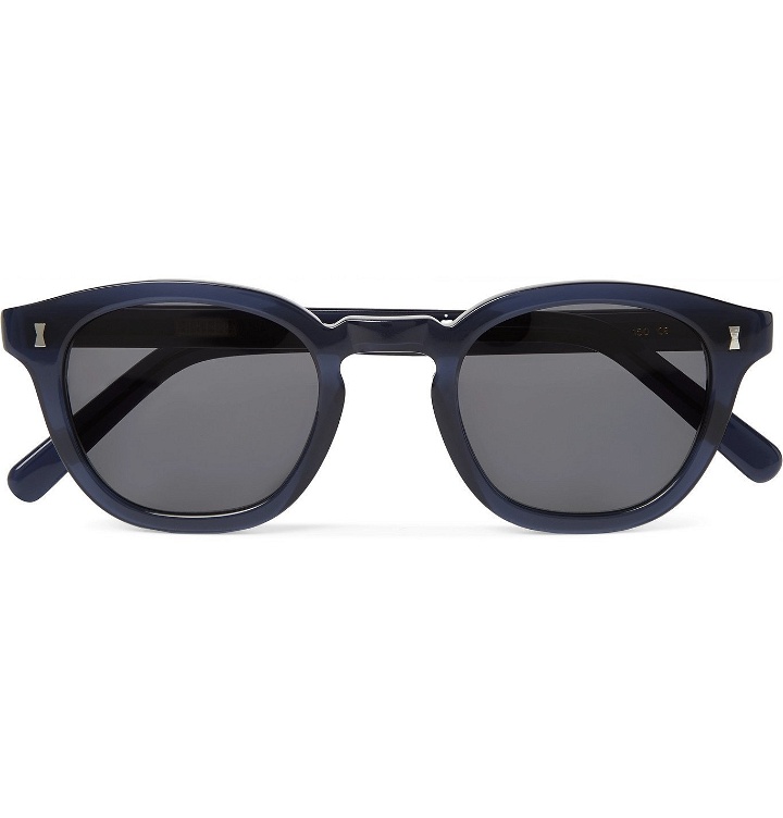 Photo: Cubitts - Moreland Round-Frame Acetate Sunglasses - Blue