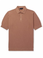 Thom Sweeney - Slim-Fit Cotton-Piqué Polo Shirt - Orange
