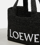 Loewe Paula's Ibiza Small logo raffia tote bag