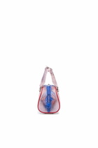 Diesel 1DR Dome-Mini bowling bag with animal print - Crossbody Bags Womens in Multicolor