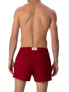 MC2 Saint Barth Man Burgundy Fitted Cut Swim Shorts Harrys