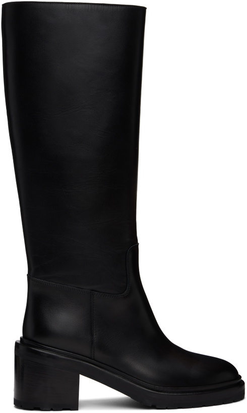Photo: Legres Black Riding Heel Tall Boots