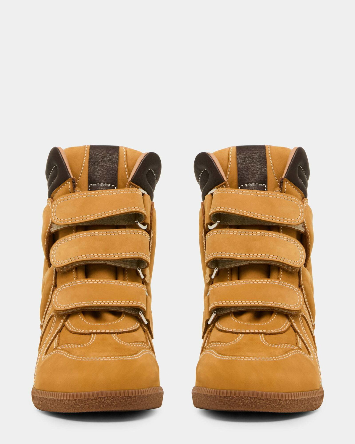 Steve Madden Mavis Sneakers in Tan Nubuck