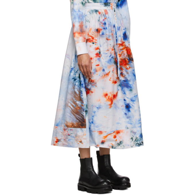 S.R. STUDIO. LA. CA. Blue SOTO Hand-Dyed Skirt