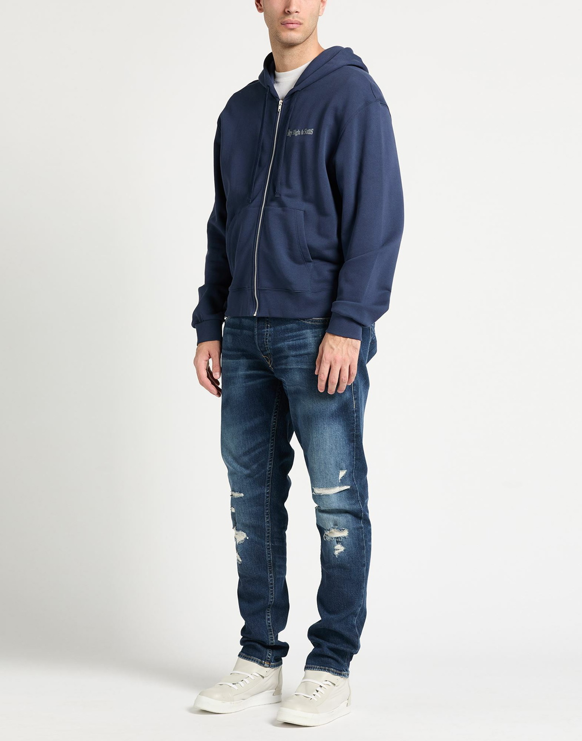 Sky High Farm Mens Sweatshirt in Navy