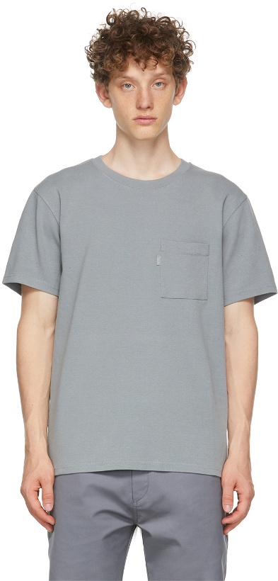 Photo: Affix Grey Heavy Jersey Standardized Logo Pocket T-Shirt