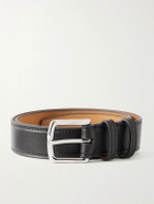 George Cleverley - 3.5cm Leather Belt - Black