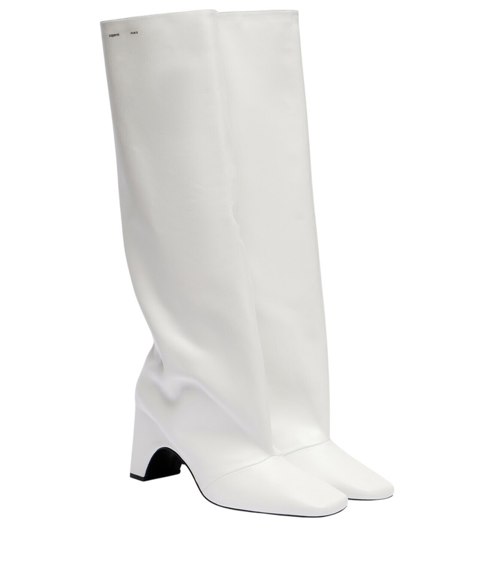 Photo: Coperni Bridge leather knee-high boots