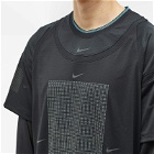 Nike Men's Long Sleeve ISPA Top in Black/Midnight Navy