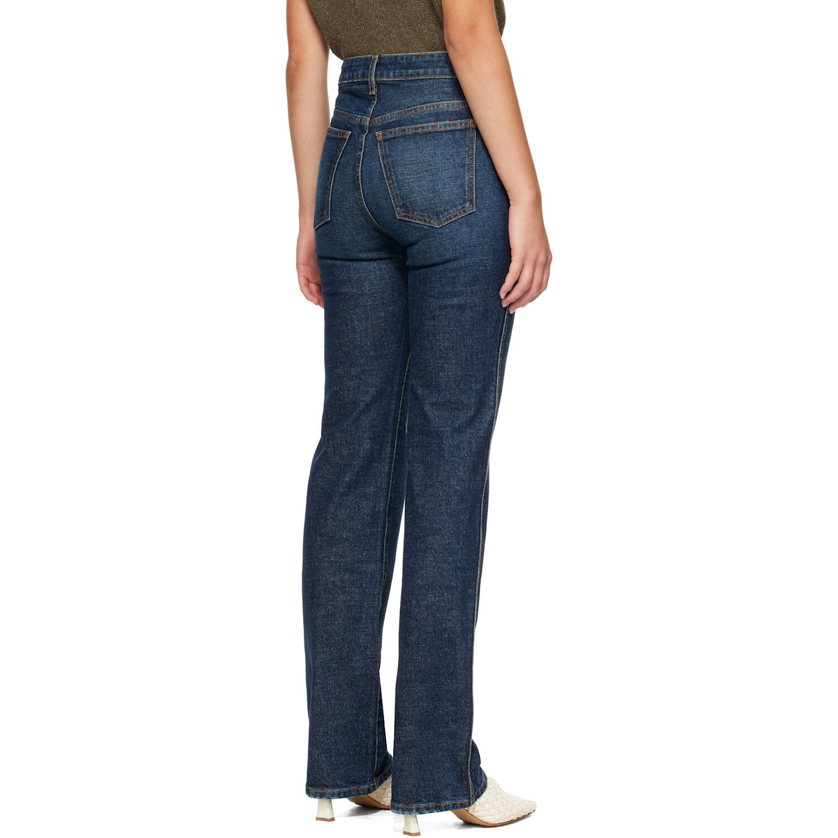 KHAITE Indigo Danielle Stretch Jeans