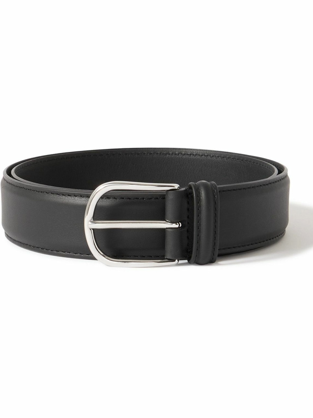 Photo: Anderson's - 3.5cm Leather Belt - Black