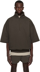 Essentials Gray Half-Zip Sweatshirt