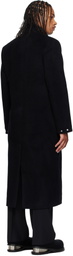 HELIOT EMIL Black Titan Wool Coat