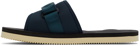 SUICOKE Navy Padri Sandals