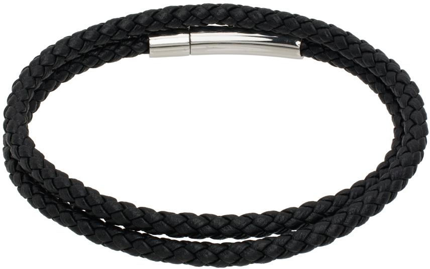 BOSS Black Double Braided Bracelet BOSS