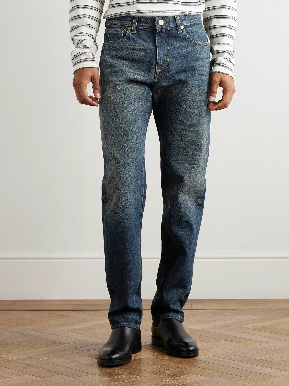 Incotex - Incotex Blue Division Straight-Leg Jeans - Blue