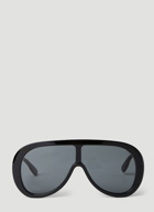 Oversize Mask Sunglasses in Black