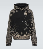 Amiri Bandana cotton jersey hoodie