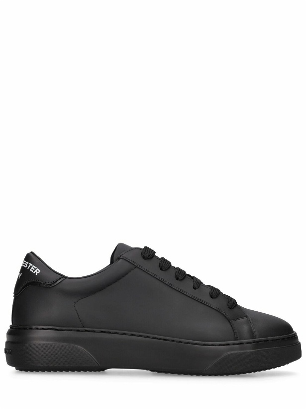 Photo: DSQUARED2 - Leather Leather Low Top Sneakers