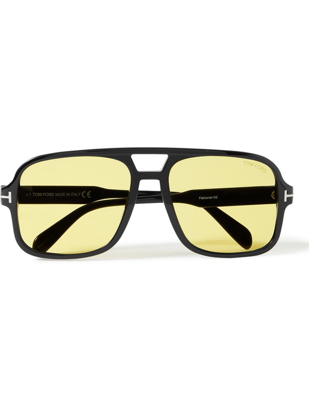 Photo: TOM FORD - Aviator-Style Tortoiseshell Acetate Sunglasses