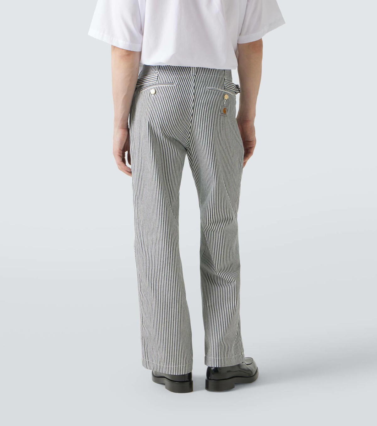 Junya Watanabe x Carhartt striped cotton straight pants Junya Watanabe