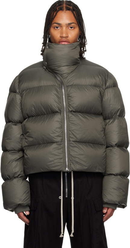 Photo: Rick Owens Khaki Concordians Turtle Down Jacket