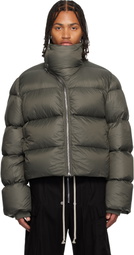 Rick Owens Khaki Concordians Turtle Down Jacket