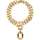 Rabanne Double XL Link Pendant Necklace
